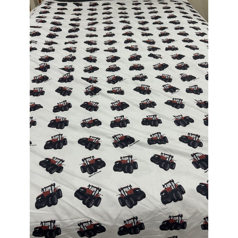 American Farm Company Big Red Tractor Duvet Cover Full/Queen Bed Pillow Case
